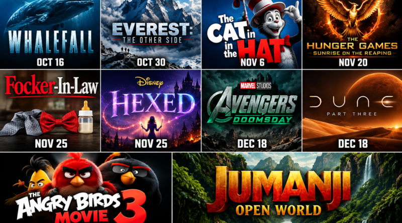 movies coming out soon
